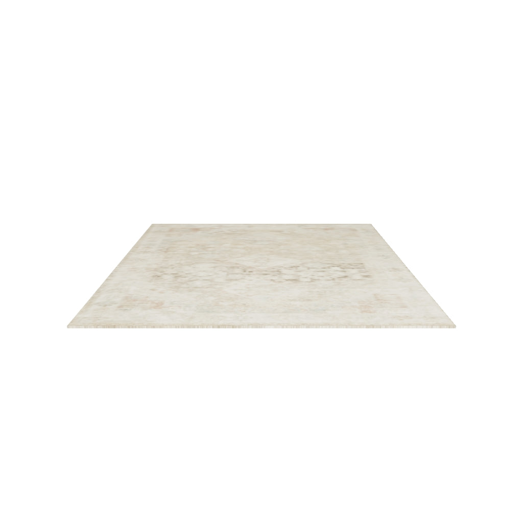 Modern Vizon ve Krem Eskitme Desenli Halı - FMBH02