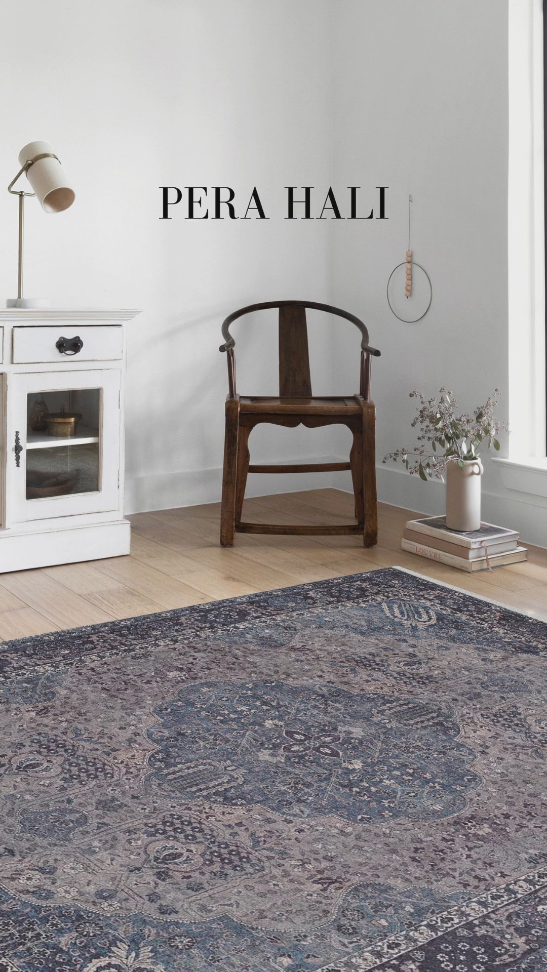 Videoyu yükle: Madalyon Desenli Kahverengi Geleneksel Oryantal Doğu Halısı