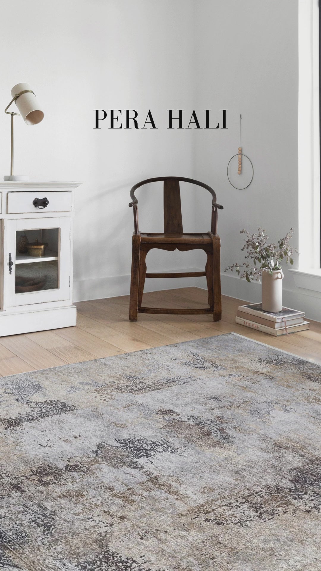 Videoyu yükle: Eskitme Klasik Krem ve Bej Halı