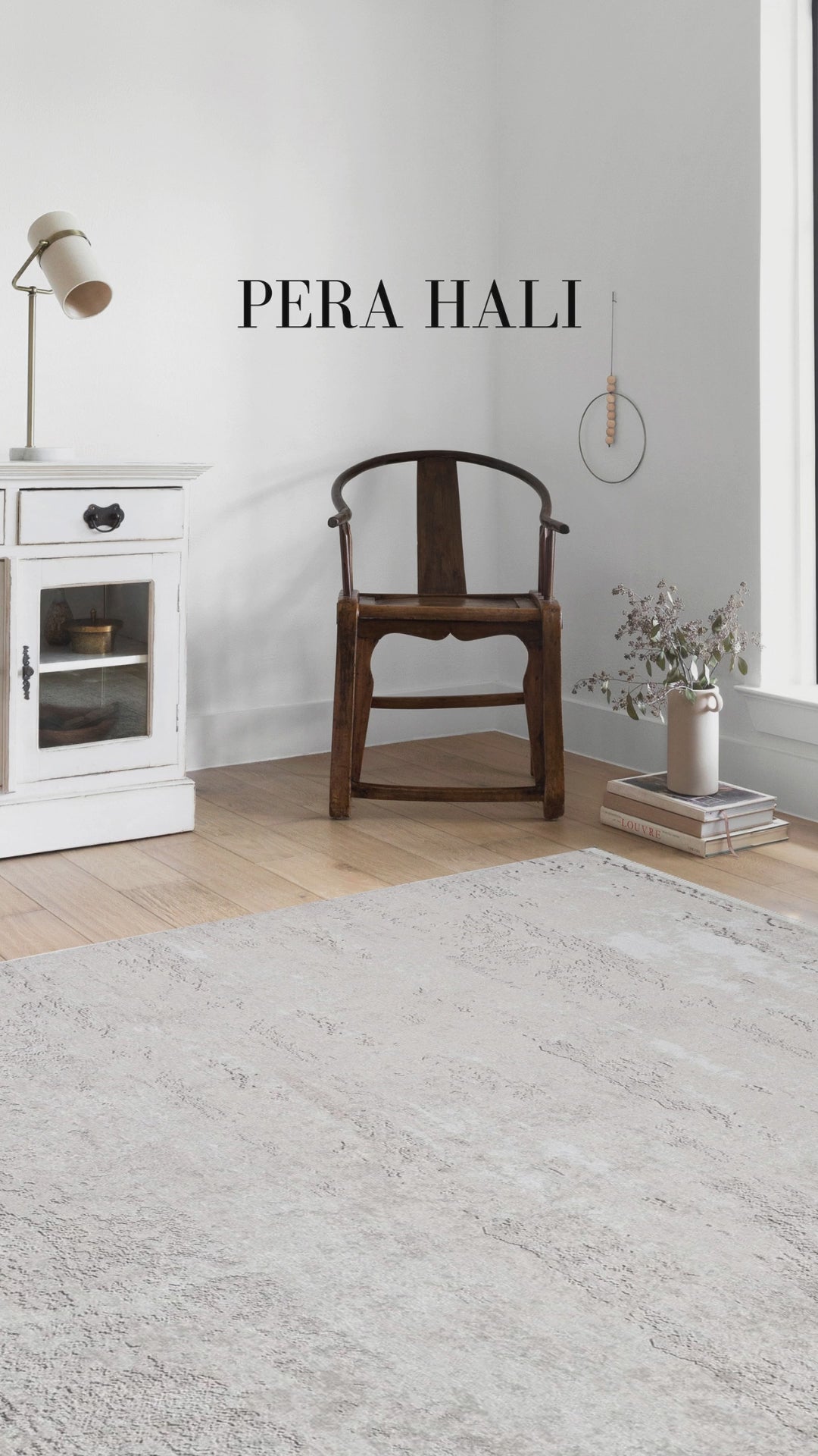 Videoyu yükle: Açık Bej Krem Sade Modern Soft Halı