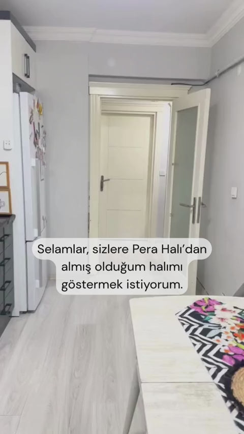 Load video: Marble Patterned Gray Modern Carpet
