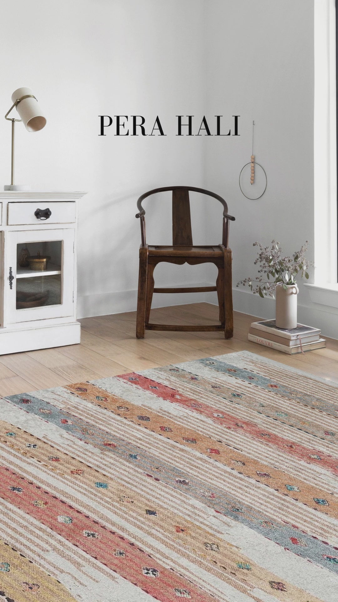 Videoyu yükle: Bohem Renkli Çocuk Odası Halısı