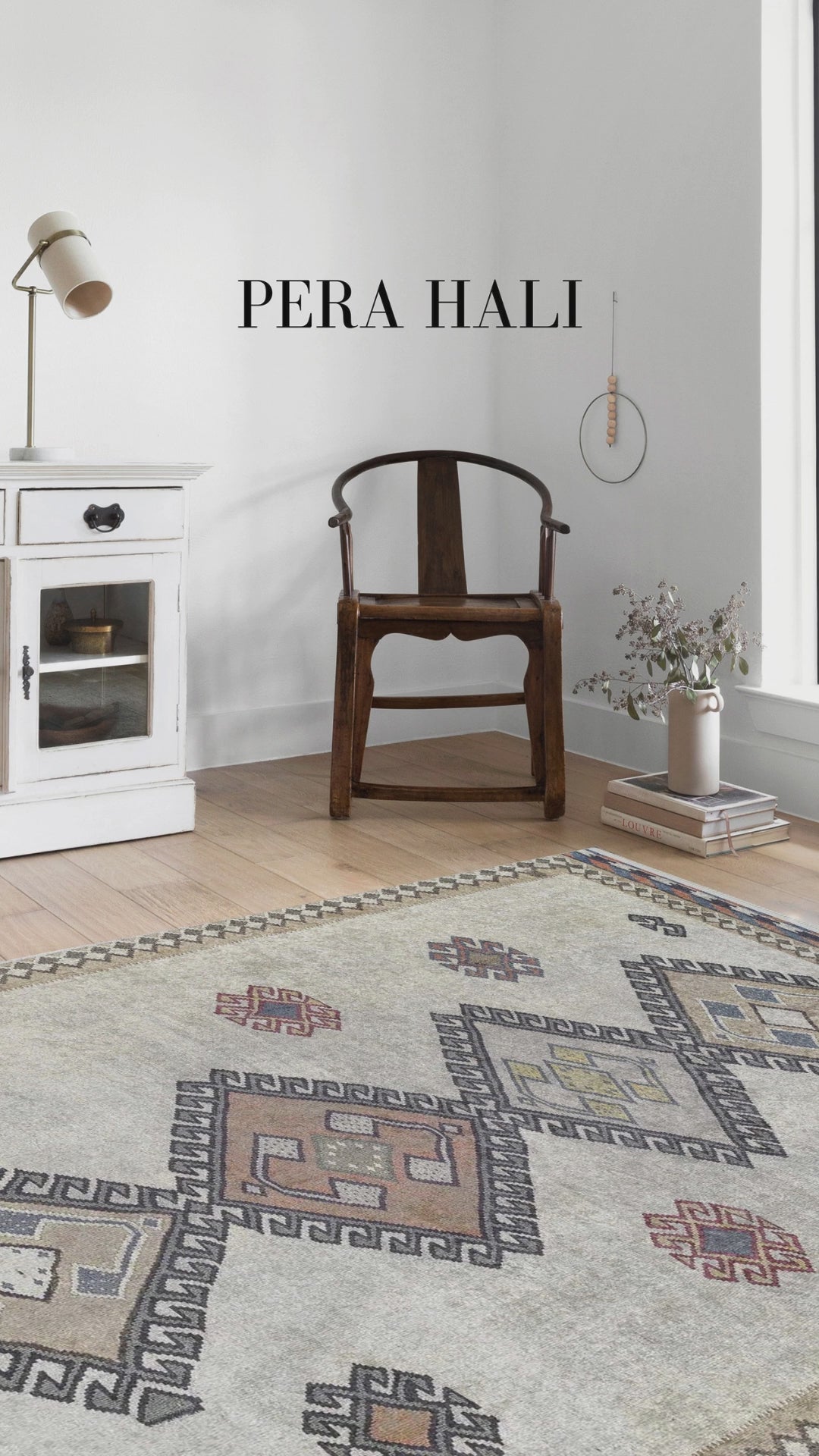 Videoyu yükle: Fas Bej Gri Kilim Halı