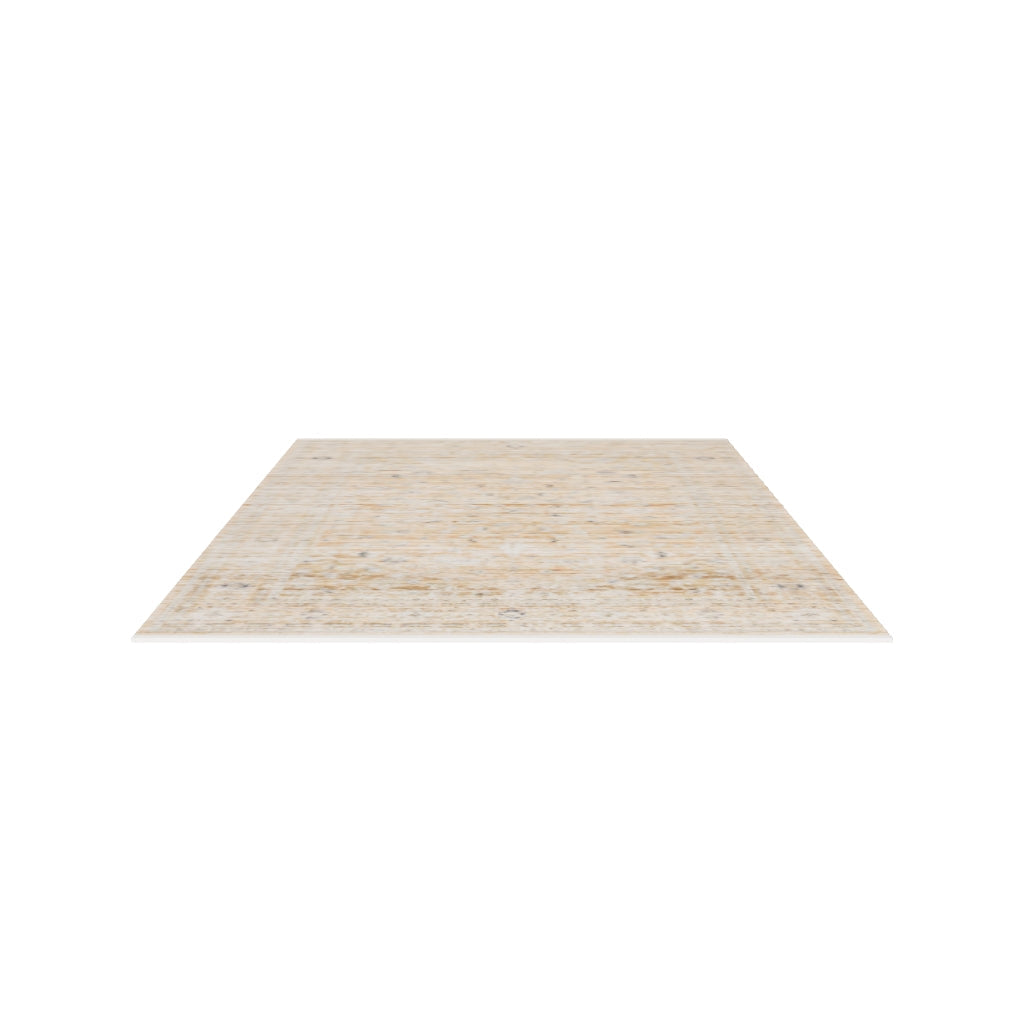 Plain Beige and Coffee Tones Wicker Textured Carpet