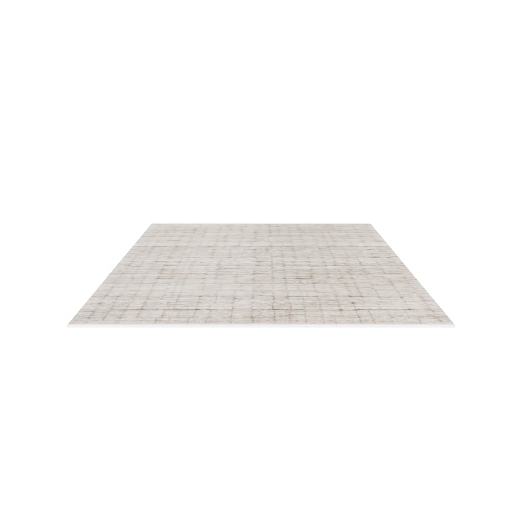 Plain Beige and Coffee Tones Wicker Textured Carpet