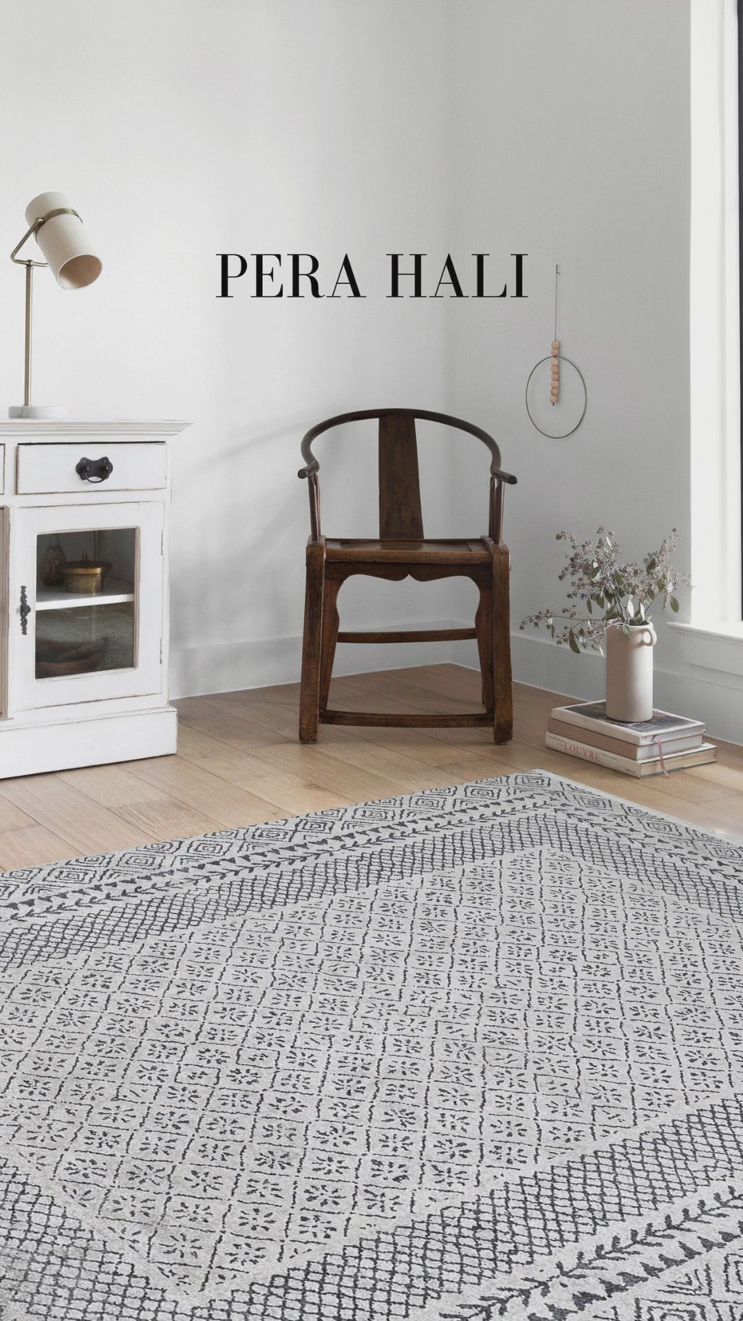 Videoyu yükle: Gri Geometrik Halı