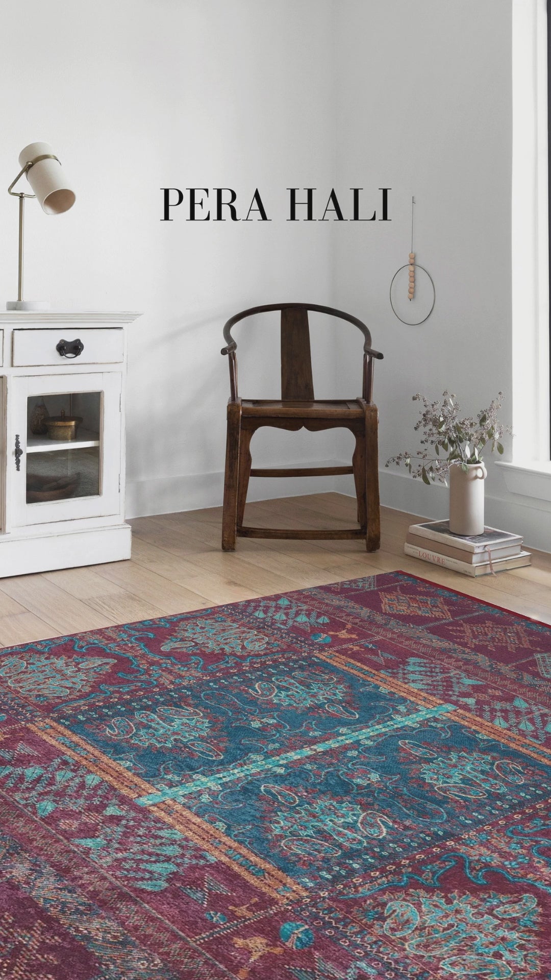 Videoyu yükle: Benzersiz Kırmızı Anadolu Halı