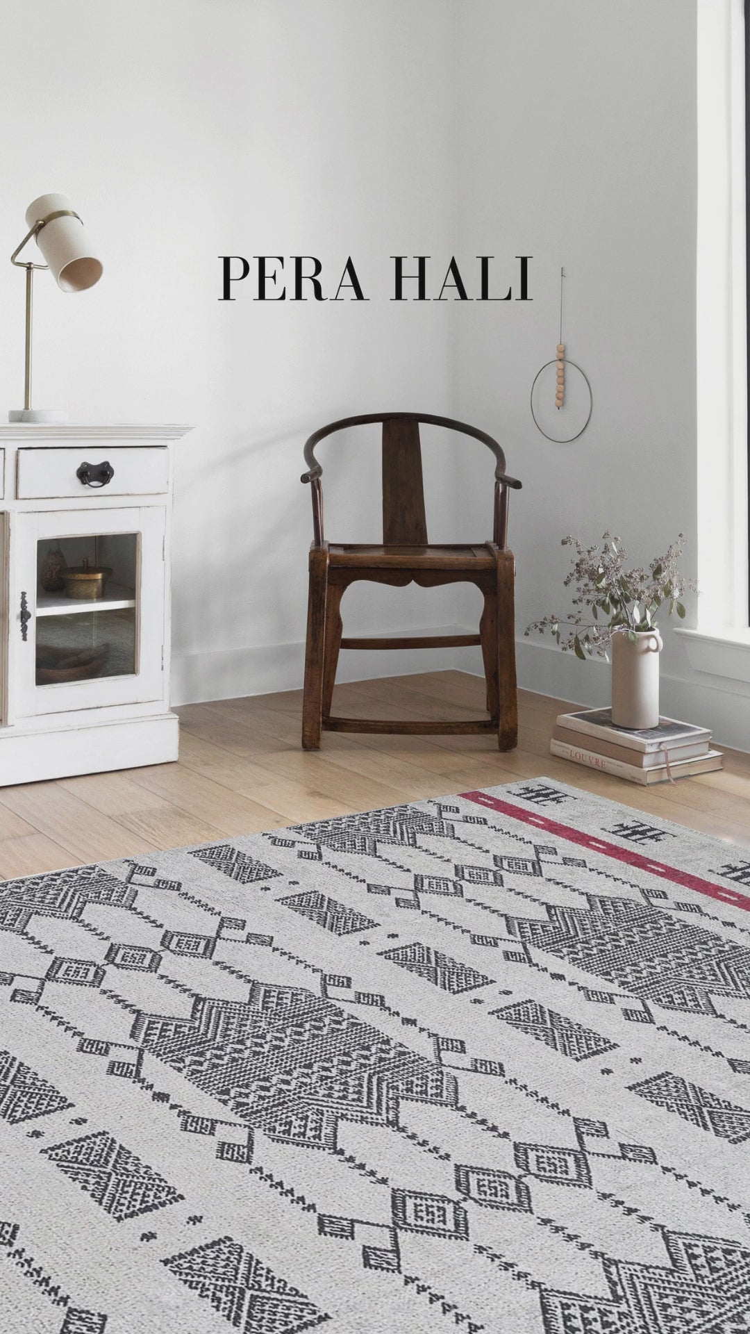 Videoyu yükle: Bohem Geometrik Yazlık Halı