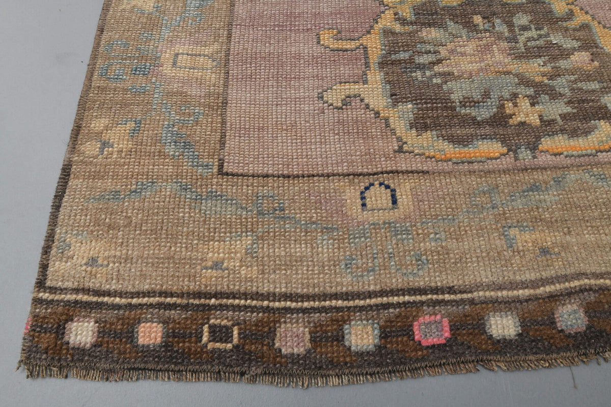 Ikat Turkish Wide Anatolian Runner Rug