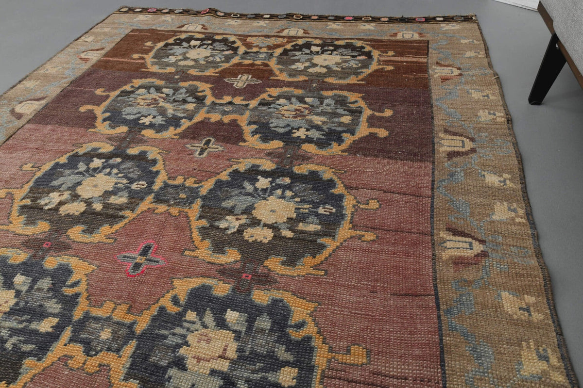 Ikat Turkish Wide Anatolian Runner Rug