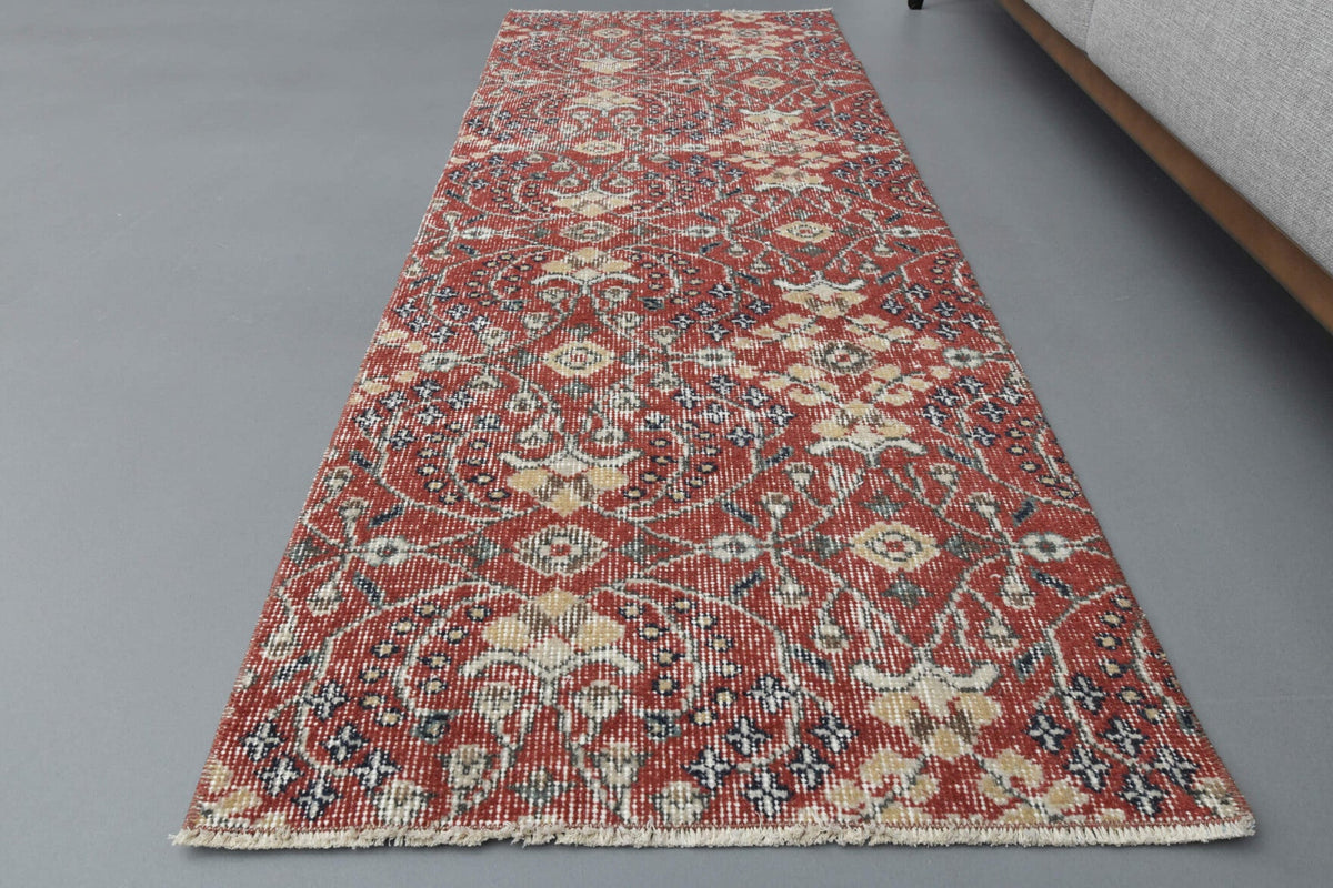 Floral Turkish Hereke Runner Rug