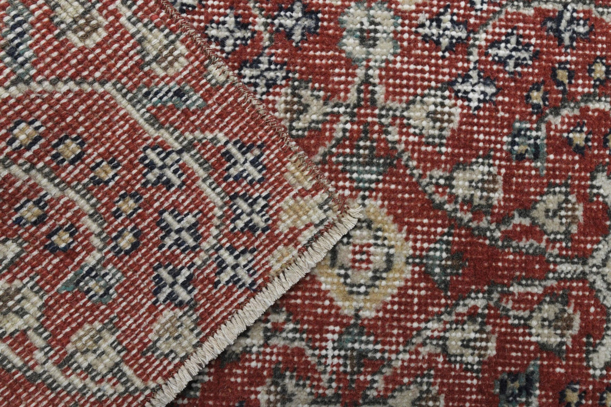 Floral Turkish Hereke Runner Rug