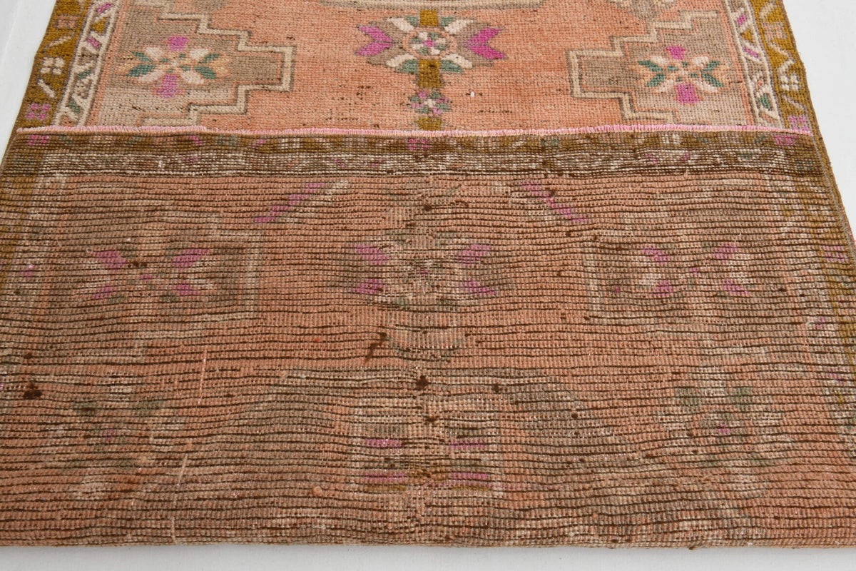 El dokuma vintage yolluk 114x380 cm, 5 mm hav, yün