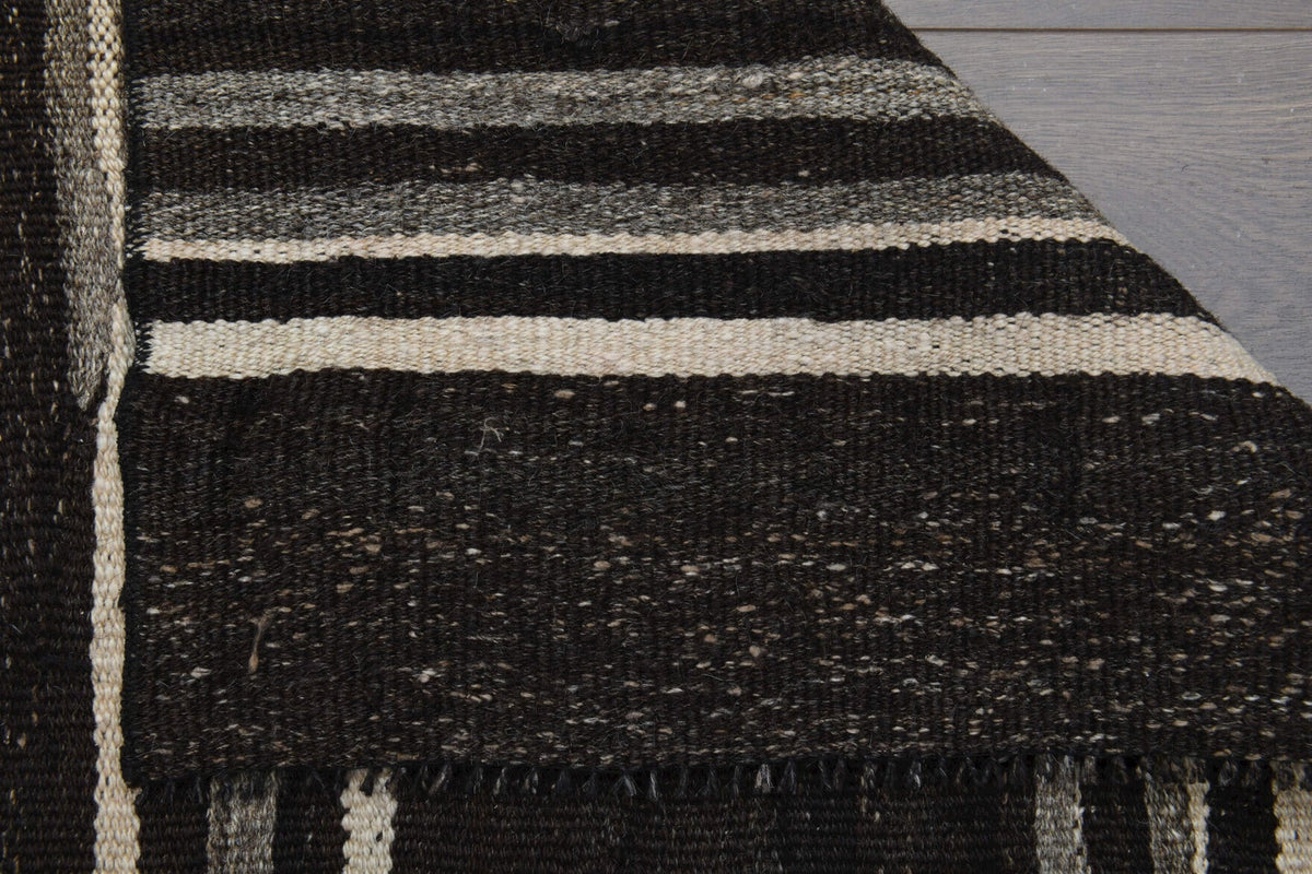 El yapımı vintage yolluk 122x378 cm oryantal desenli yün - desen detayı