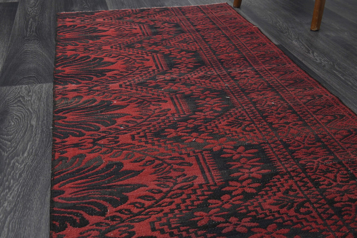 Anadolu kökenli el dokuma kilim – 1960'lar üretimi, oryantal desenli