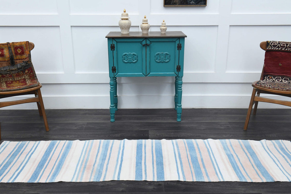 Tek parça vintage kilim yolluk 65x257 cm (1,67 m²) – Pera Halı