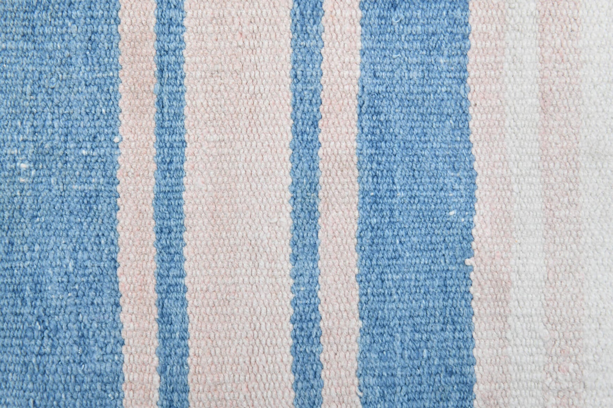 Vintage yolluk 65x257 cm – mavi oryantal desenli, el dokuma