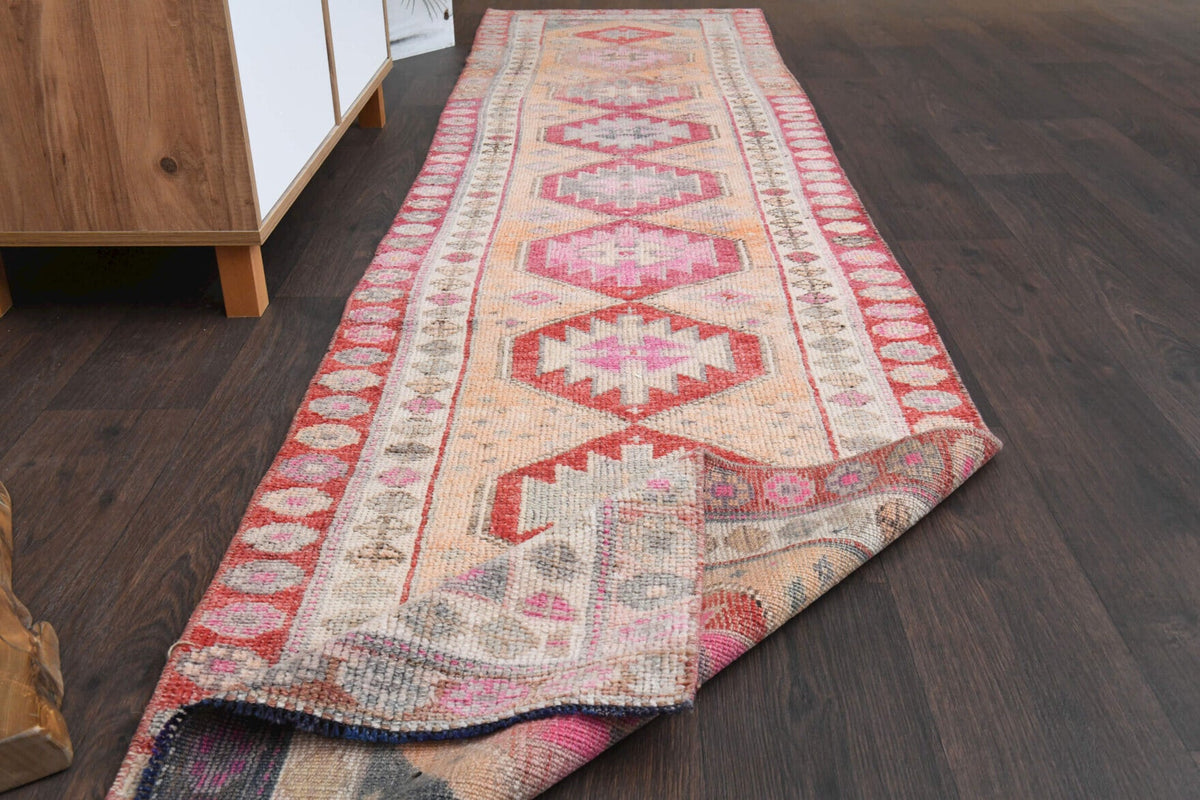 El dokuma vintage yolluk 73x311 cm, 5 mm hav, yün