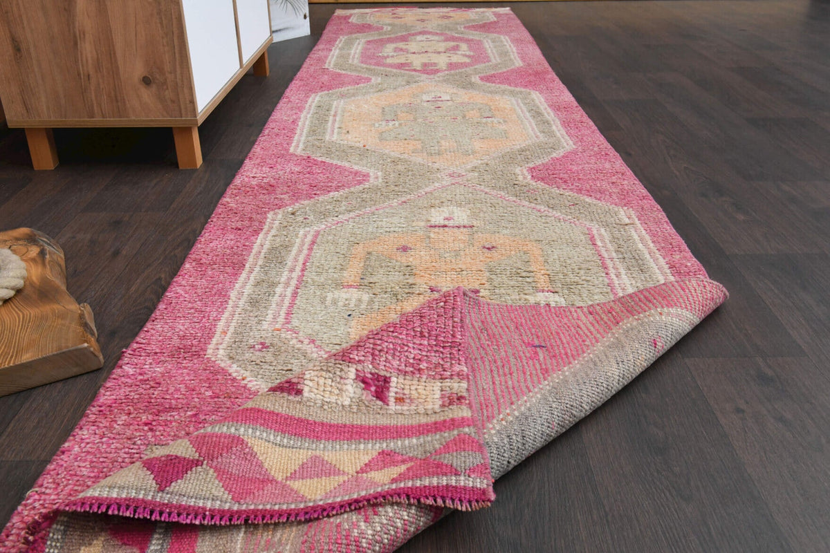 El dokuma vintage yolluk 85x370 cm, 5 mm hav, yün