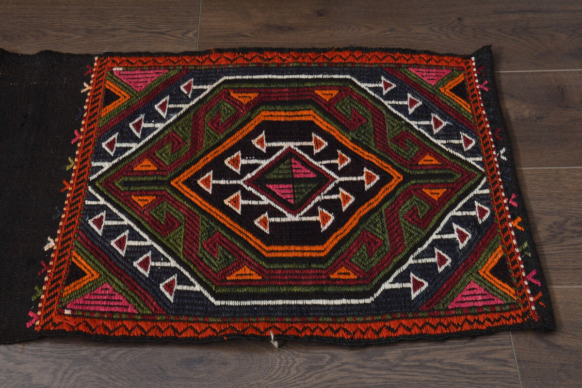 1,42 m² vintage kilim yolluk – Anadolu, 1960'lar