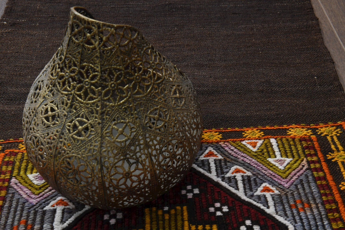 Vintage kilim yolluk 50x215 cm, 2 mm hav, %100 yün