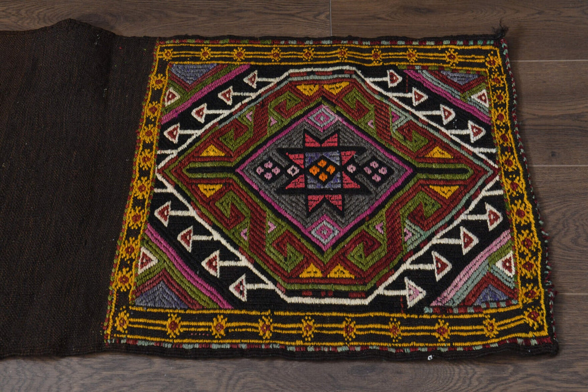 1,18 m² vintage kilim yolluk – Anadolu, 1960'lar
