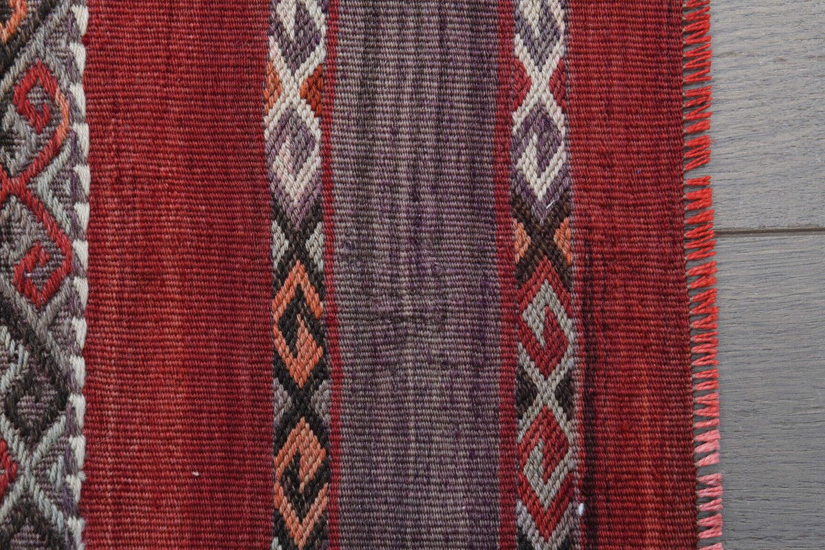 Tek parça vintage kilim yolluk 84x309 cm (2,6 m²) – Pera Halı
