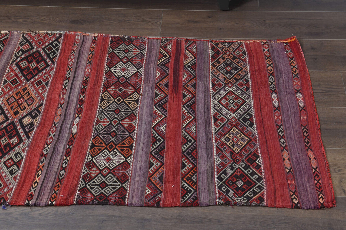 2,6 m² vintage kilim yolluk – Anadolu, 1960'lar