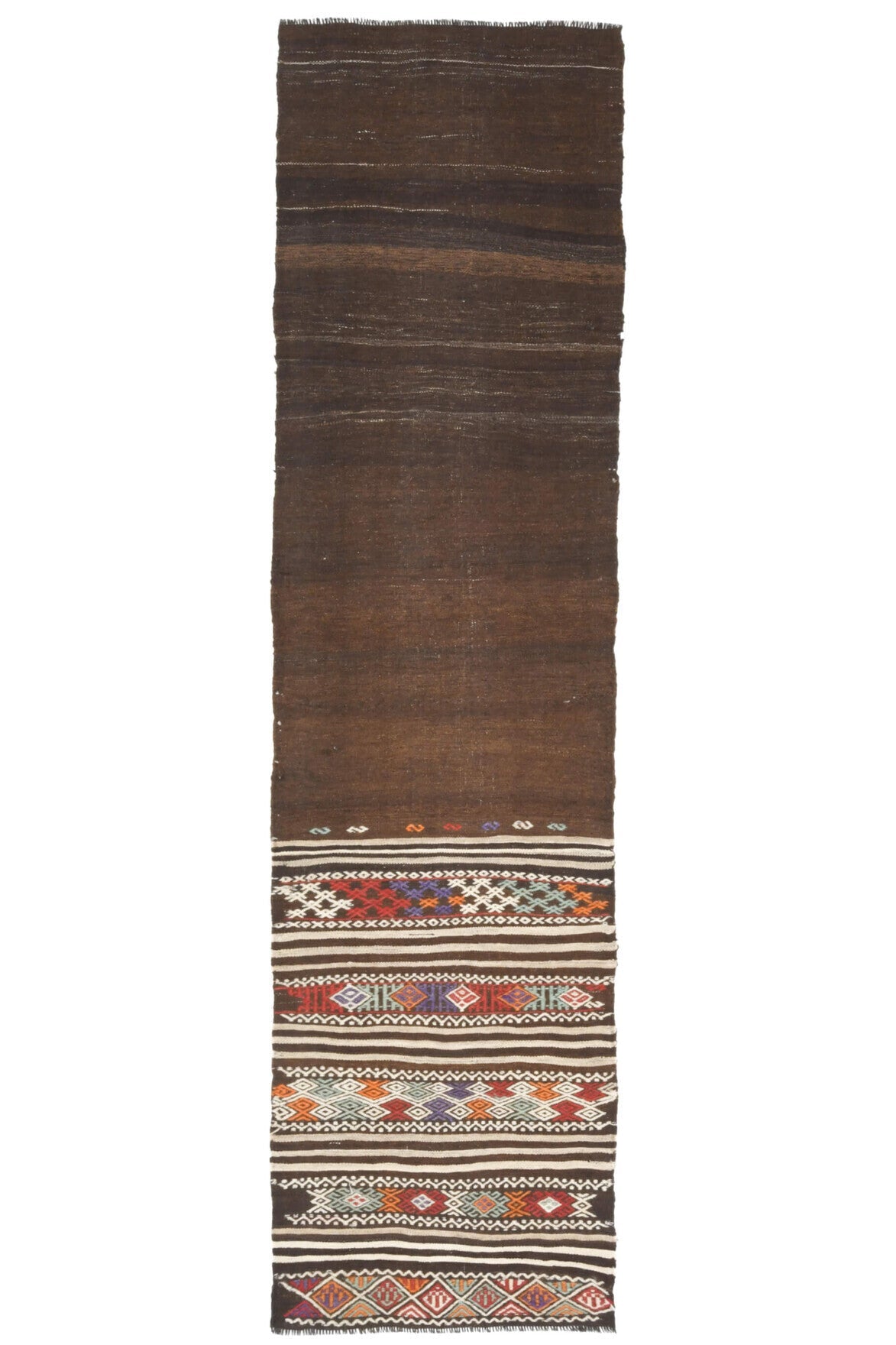 Turkish Kilim Runner Rug Ikat