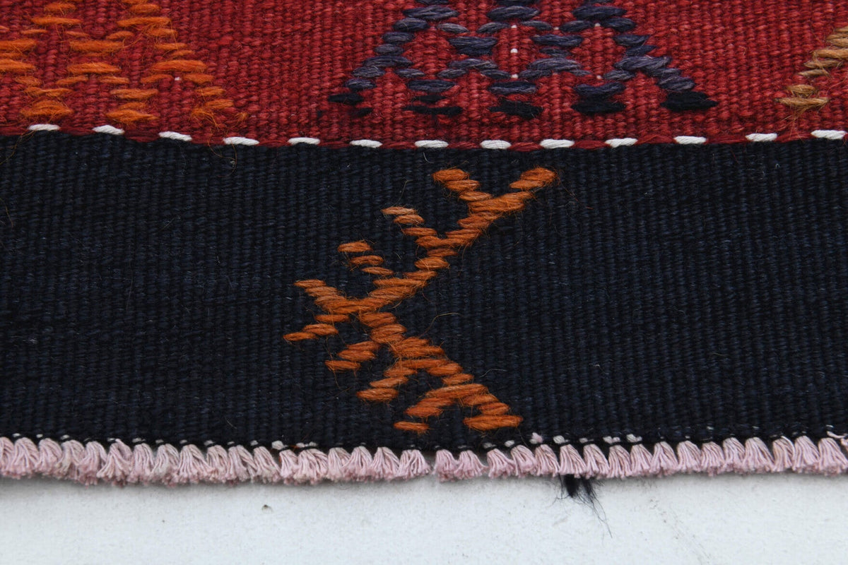Tek parça vintage kilim yolluk 124x382 cm (4,74 m²) – Pera Halı