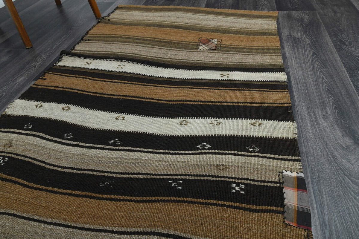 Turkish Multi-Colors Kilim Runner