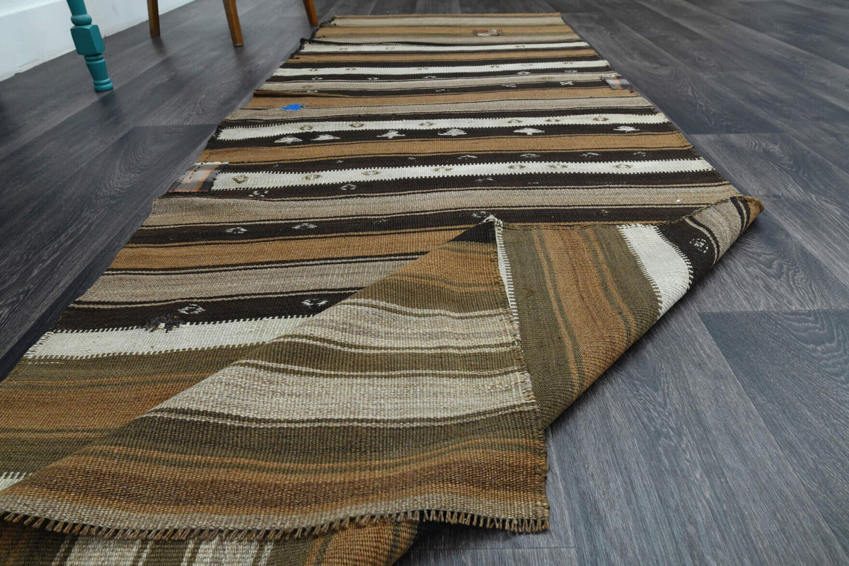 Turkish Multi-Colors Kilim Runner