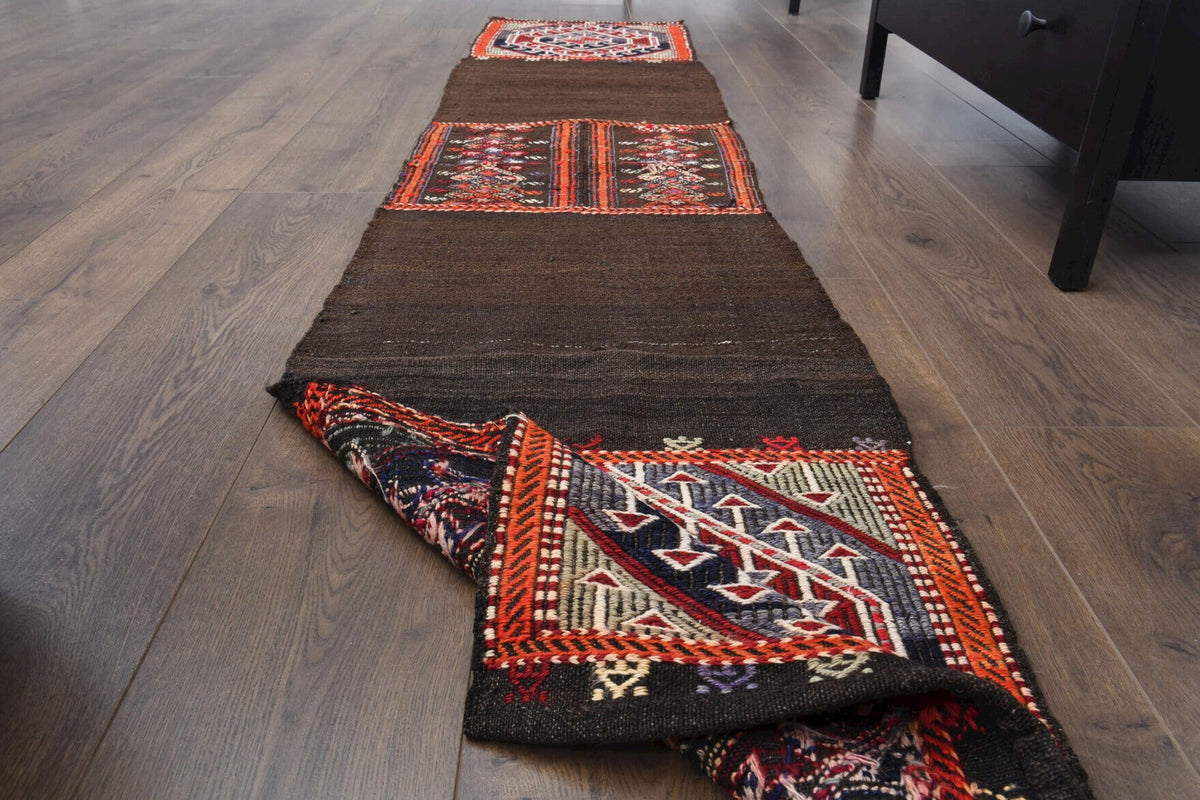 Tek parça vintage kilim yolluk 52x235 cm (1,22 m²) – Pera Halı