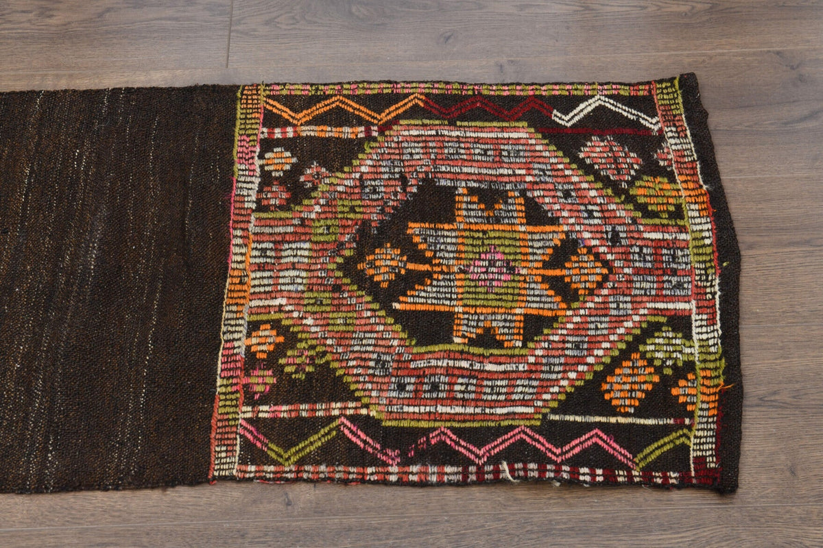 Tek parça vintage kilim yolluk 54x252 cm (1,36 m²) – Pera Halı