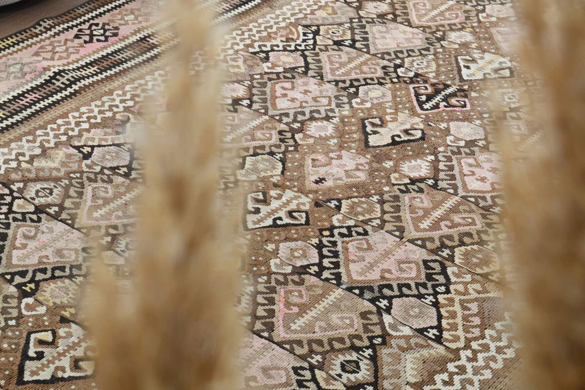 Tek parça vintage kilim yolluk 160x395 cm (6,32 m²) – Pera Halı
