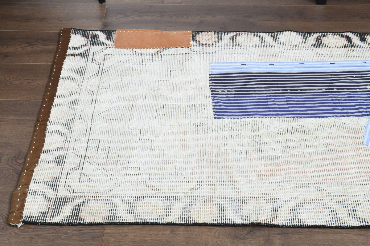 Antre ve koridor için patchwork patchwork vintage yolluk – 88x280 cm