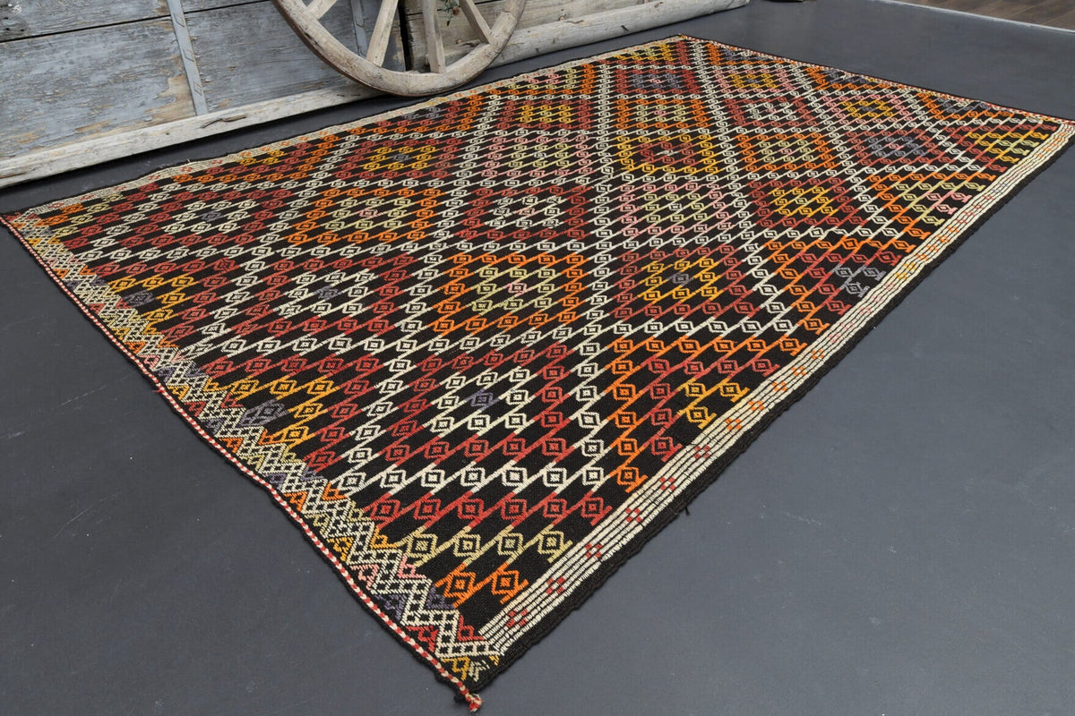 Tek parça el dokuma vintage kilim 180x291 cm (5,24 m²) – Pera Halı