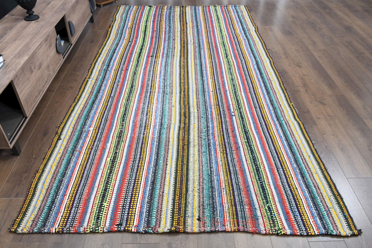 Turkish Vintage Kilim Area Rug