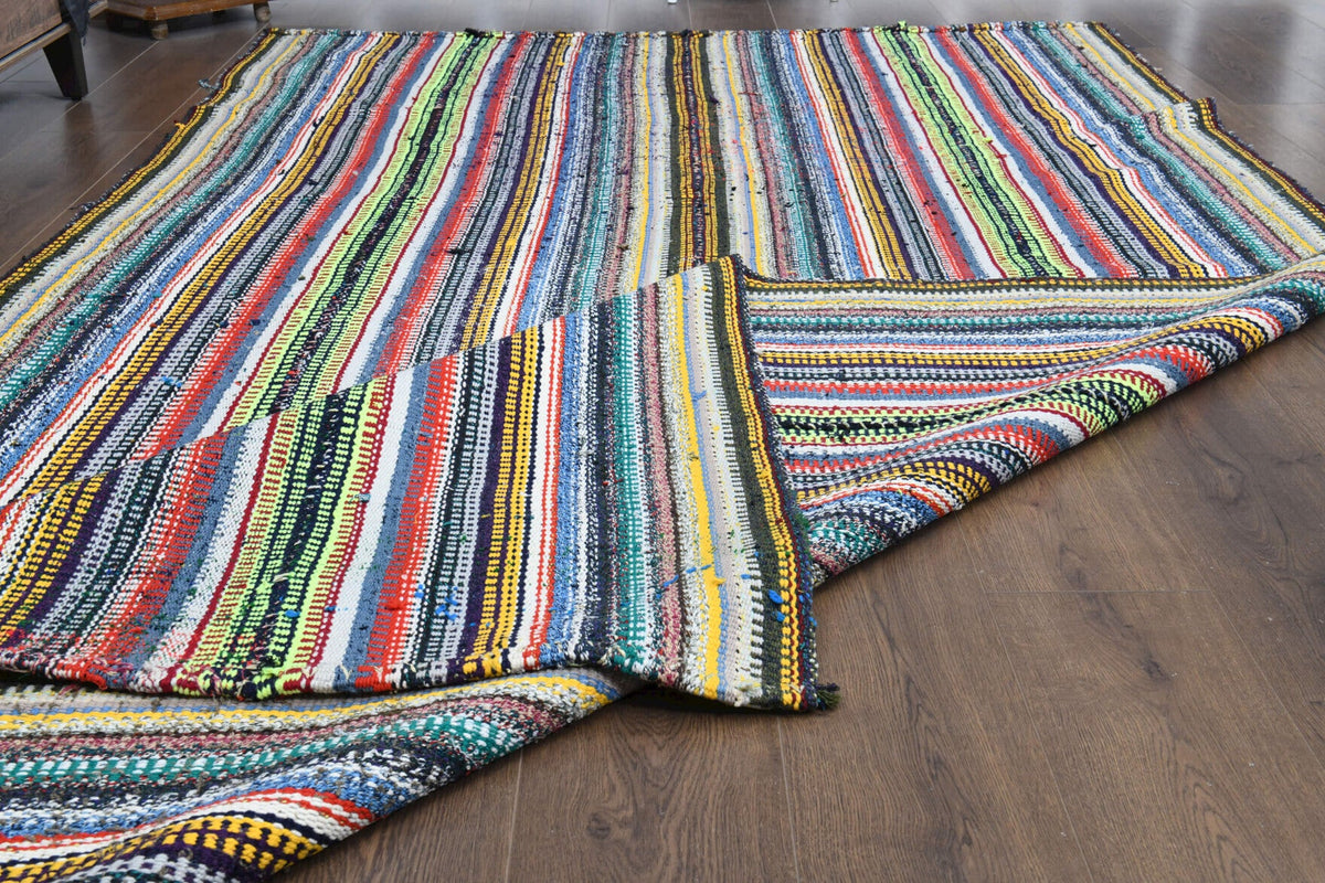 Turkish Vintage Kilim Area Rug