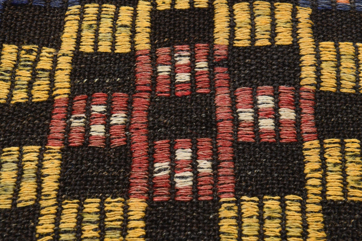Turkish Vintage Area Kilim Rug