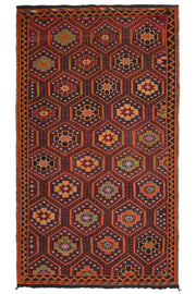 Flatweave Handmade Vintage Rug
