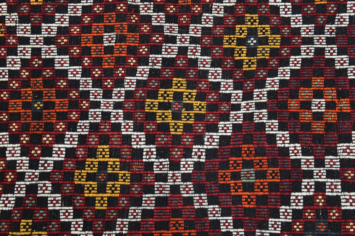 Turkish Vintage Area Kilim Rug