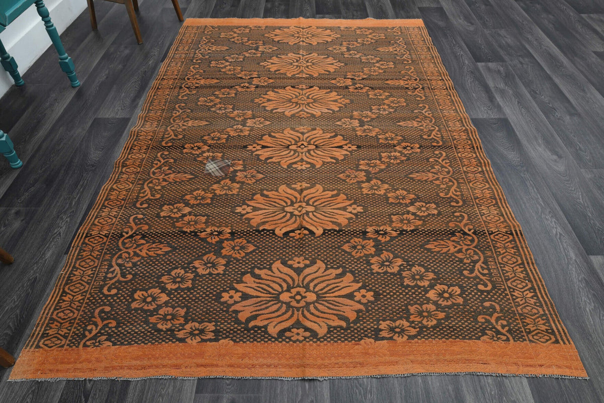 Handloom Vintage Turkish Kilim Rug