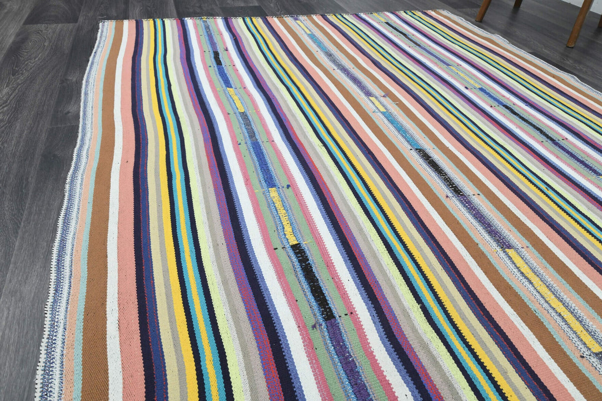 Vintage Area Striped Rug