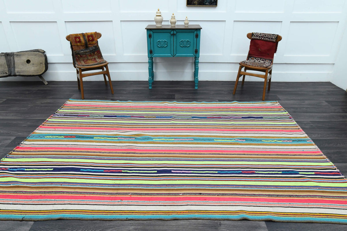Tek parça el dokuma vintage kilim 199x290 cm (5,77 m²) – Pera Halı