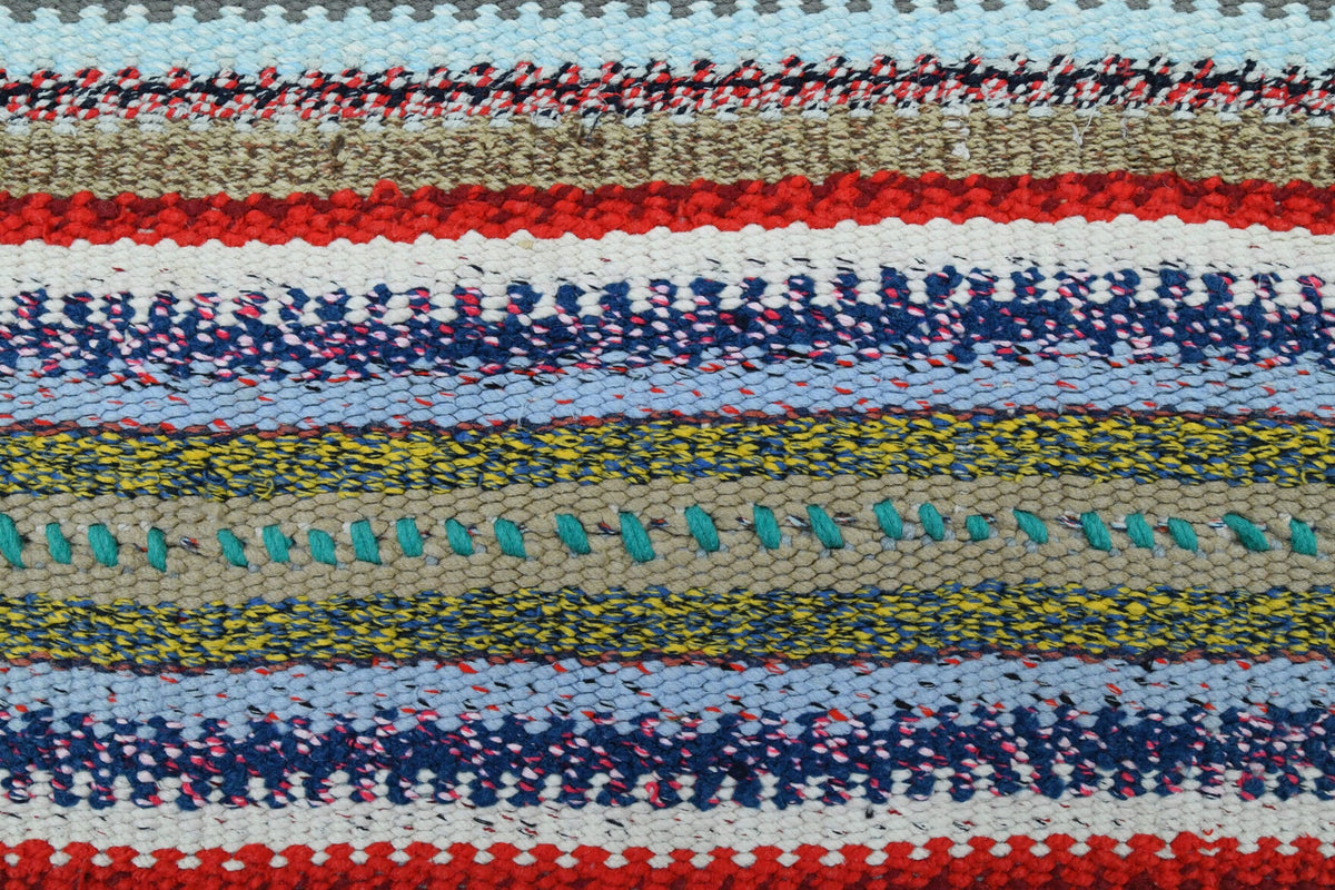 Turkish Vintage Area Kilim Rug