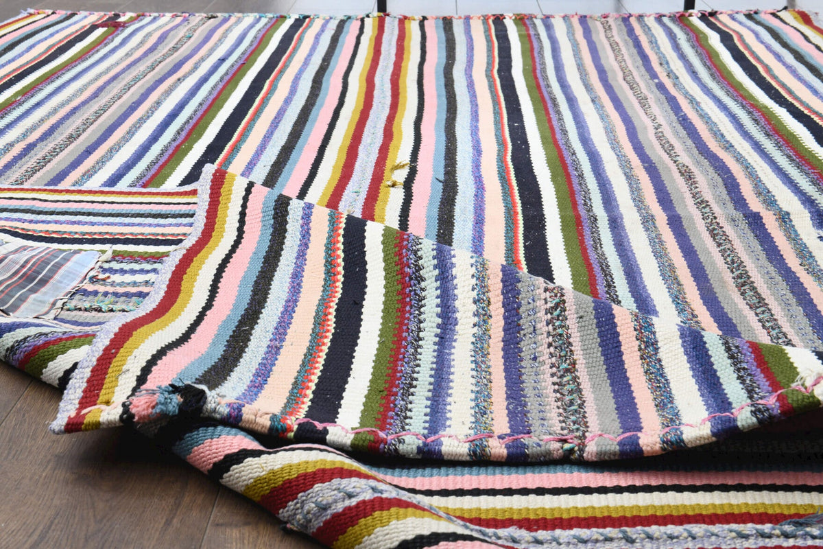 Striped Vintage Area Rug