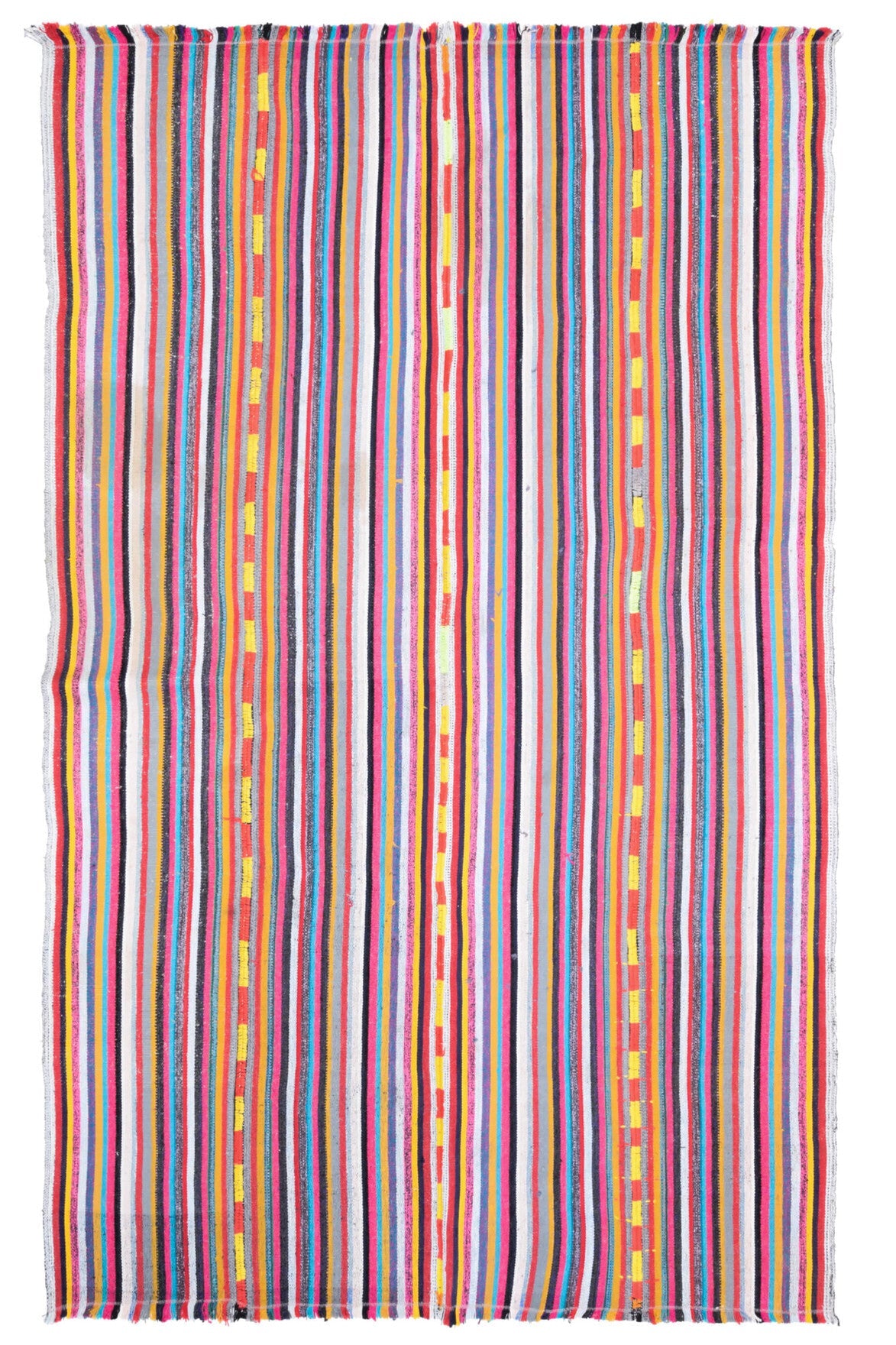Turkish Vintage Area Kilim Rug