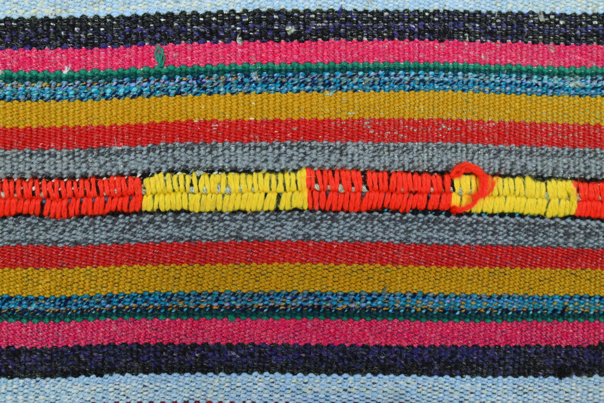 Turkish Vintage Area Kilim Rug