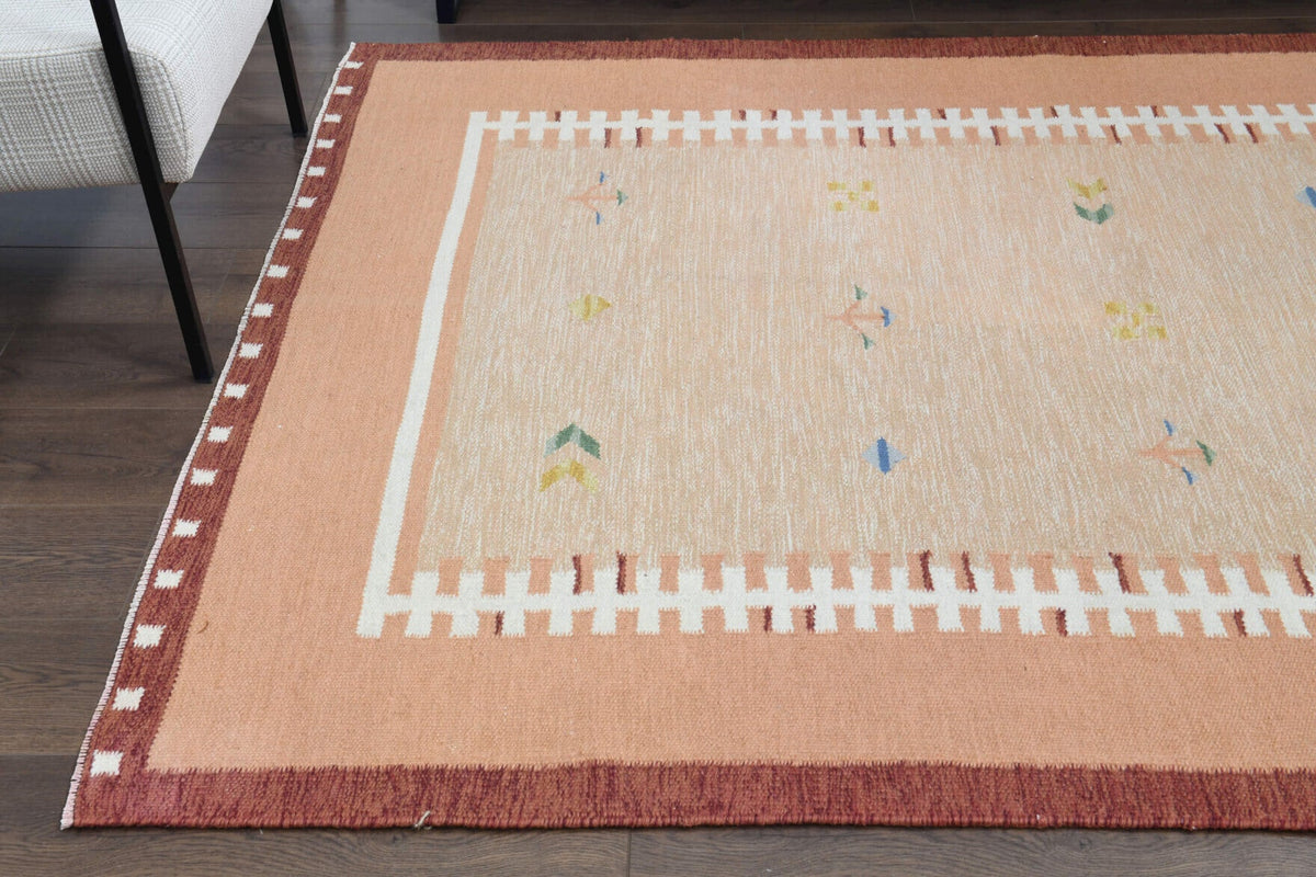 Bordered Vintage Area Milas Rug